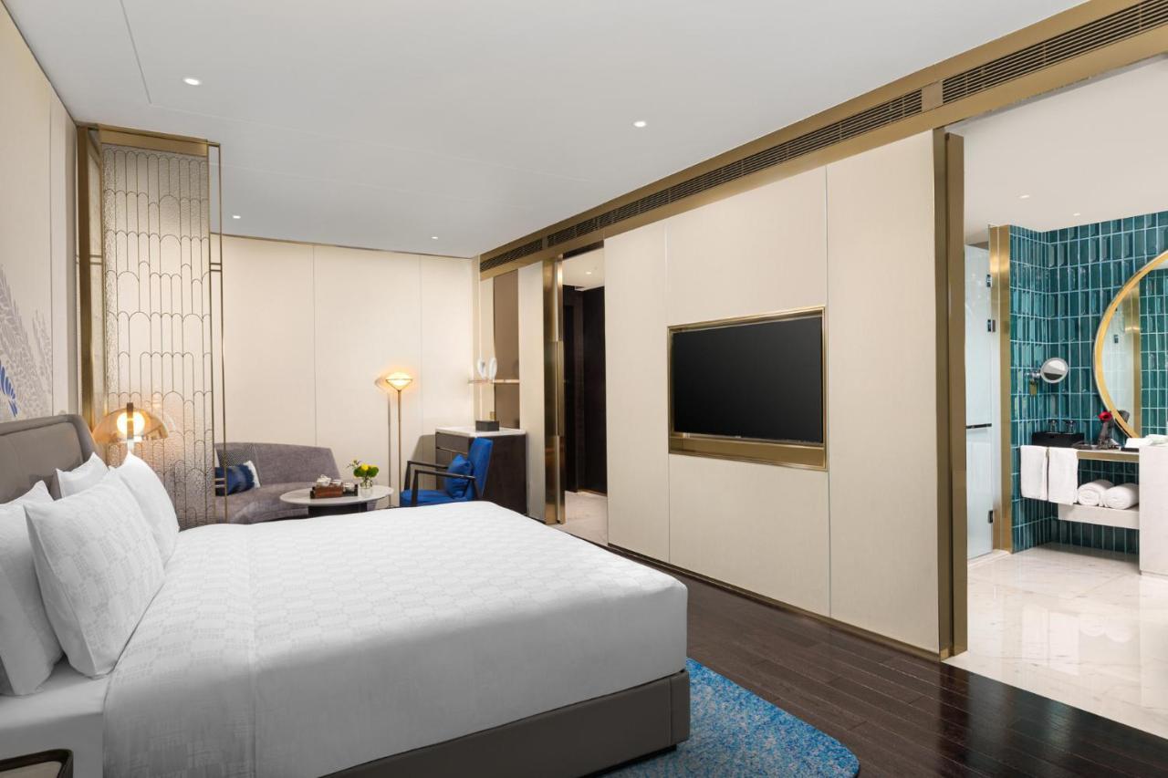 HUALUXE Shanghai Changfeng Park, an IHG Hotel Bagian luar foto