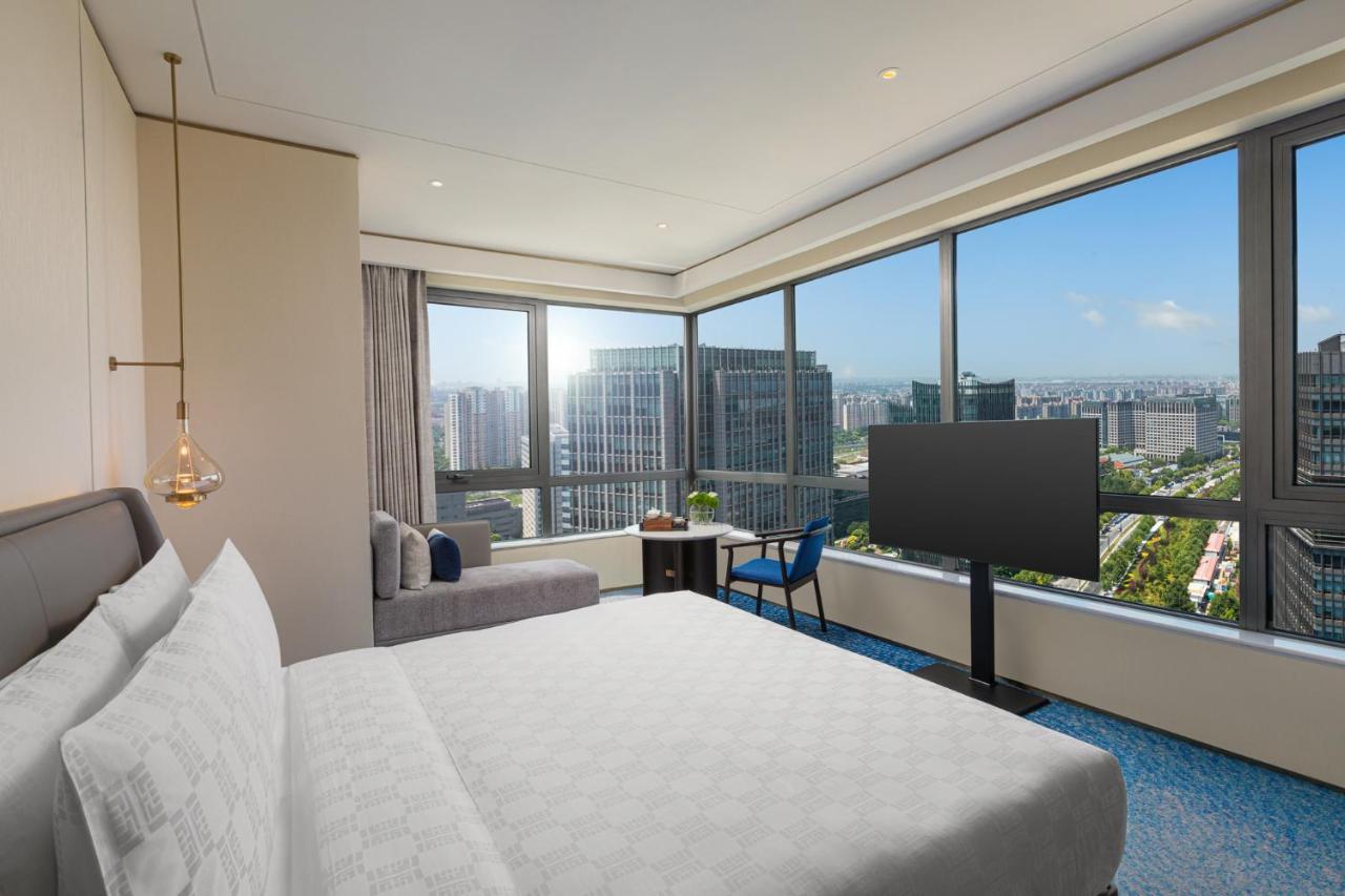 HUALUXE Shanghai Changfeng Park, an IHG Hotel Bagian luar foto